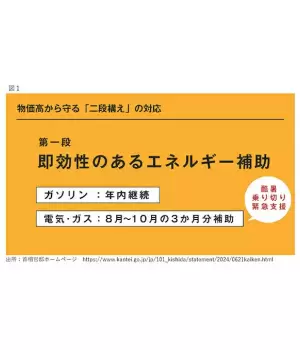 物価高から守る「酷暑乗り切り緊急支援」と「年金世帯や低所得者世帯への給付金」