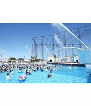 よみうりランドで過去最大の放水イベント、開園60周年を記念