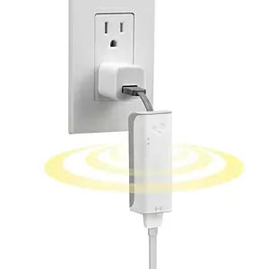 USB充電アダプタから電源を供給