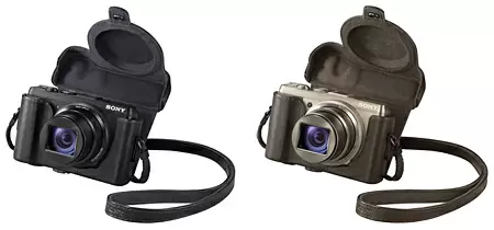 DSC-HX50V専用のジャケットケース（装着イメージ）