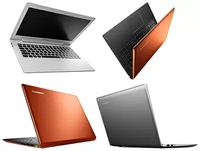 「IdeaPad U330p」（上）と「IdeaPad U330 Touch」