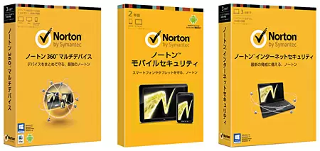 ダブルチャンス応募の対象商品「ノートン 360マルチデバイス」「ノートン インターネットセキュリティ」「ノートン モバイルセキュリティ」