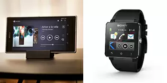 「DK30」（左）と「SmartWatch 2 SW2」