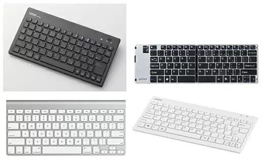 さまざまなBluetoothキーボード