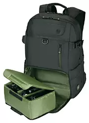 Targus 16” EcoSmart Emerald GREEN Plus Backpack with DSLR Camera Pouch