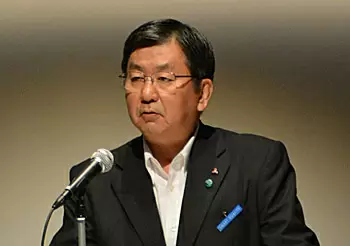 イメージ戦略を説明する梅村常務執行役
