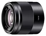 「E 50mm F1.8 OSS」のブラックモデル