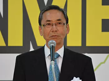 ショウへの期待を語る日経BP社の長田公平社長