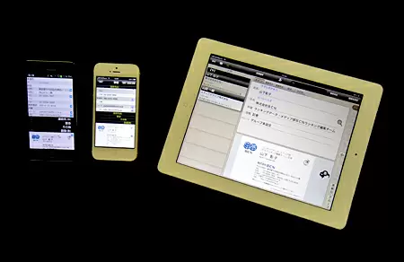 3種類のスマートデバイスで活用できる