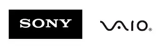 ソニーの企業ロゴと「VAIO」のロゴ