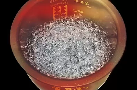 大火力でしっかり沸騰させる（イメージ）
