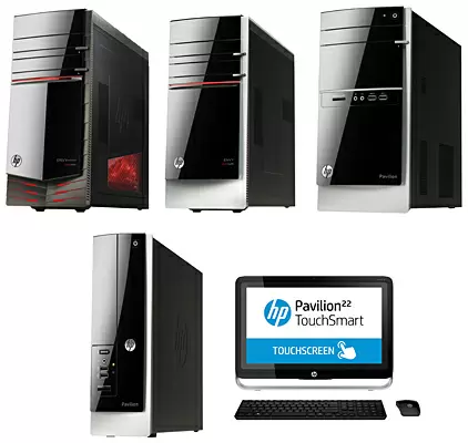 「HP ENVY Phoenix 810-290jp/CT」「HP ENVY 700-360jp/CT」「HP Pavilion 500-340jp/CT」、「HP Pavilion Slimline 400-320jp/CT」「HP Pavilion 22-h140jp/CT TouchSmart」