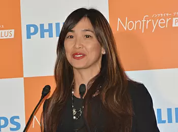 調理家電市場について説明するクリスティン・メイ上級副社長