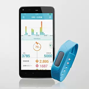 計測データはスマートフォン上で専用アプリ「HELLO!」で管理できる