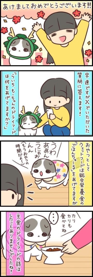 ドライフード①ドライフード②あけましておめでとうございます！今年もよろしくお願いいたします！ xでは...