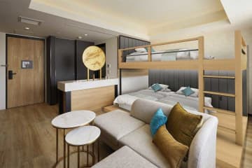 ニッコースタイル名古屋は、新たな客室タイプ「Bunk Room」の提供を、1月下旬から開始する。 「...