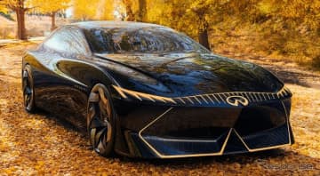 日産自動車の海外向け高級車ブランドのインフィニティは、ブランド初のEVを示唆するコンセプトカー『ビジ...