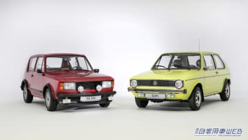 画像(11枚) フォルクスワーゲンは、「Golf」誕生50周年を記念して、初代「Golf」と「EA ...
