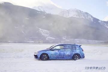 画像(4枚) フォルクスワーゲンは、オーストリアのアイスレースにてゴルフのフラッグシップモデルとなる...