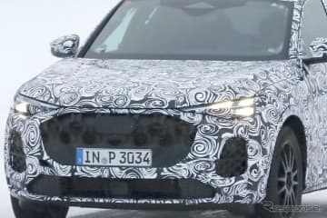 アウディのミドルサイズ・クロスオーバーSUV『Q5』次期型プロトタイプをカメラが捉えた。 BMW『4...