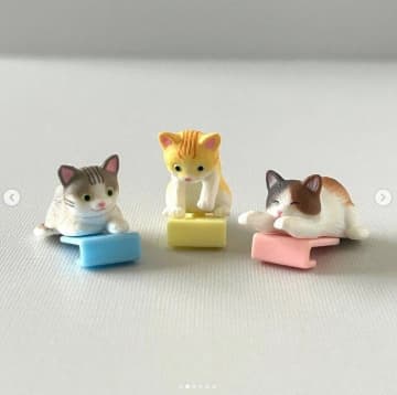 かわいくて実用的な猫モチーフグッズが、カプセルトイでゲットできる！？ 引用元：@gachanuma_...