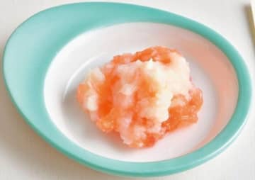 【離乳中期 7～8カ月ごろ】なめらかな食感で食べやすい「トマトのじゃがいもマッシュあえ 」離乳食の副...