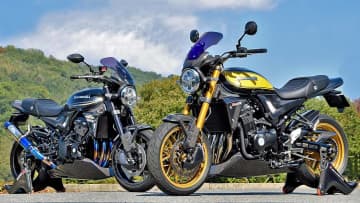 画像(33枚) 熱烈なカワサキファンや往年のバイク好きには、Zを受け継ぐバイクとして知られるZ900...