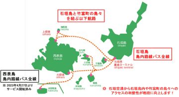 沖縄・八重山地域の路線バスや船舶でクレジットカードなどのタッチ決済による乗車・乗船サービスを、3月1...