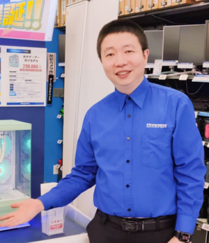 若い顧客も増えている「ドスパラ仙台店」、店長は中国出身で日本語がペラペラ、ゲームも大好き！