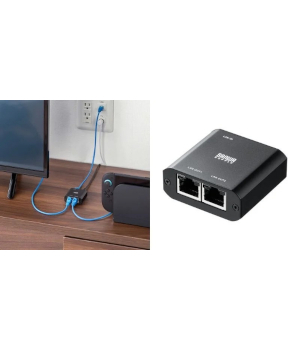 LAN不足を一気に解消！ テレビもゲーム機も同時接続できるサンワサプライの超小型スイッチングハブが便利