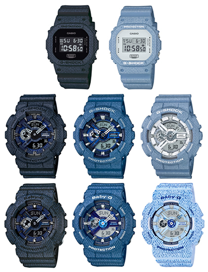 ゆったり柔らか 【ペア】G-SHOCK Baby-G denim ☆早いもの勝ち