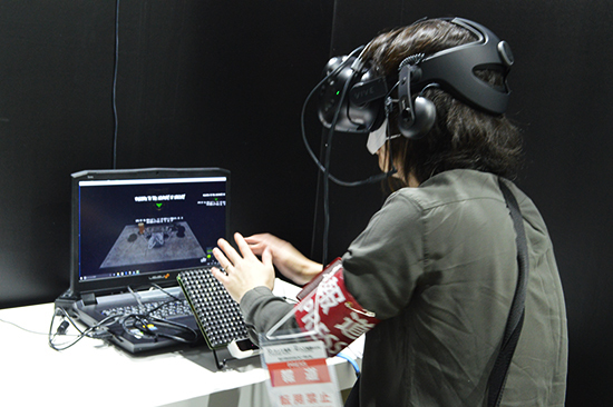 VRが合わさると、触覚も聴覚に引っ張られてリアルになった