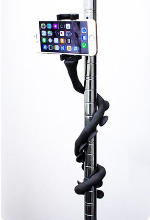 壁や棒にくっつくフレキシブル吸盤のスマホ自撮りスタンド 上海問屋が発売 n R 壁や棒にくっつくフレキシブル吸盤のスマホ自撮りスタンド 上海問屋が発売 n R