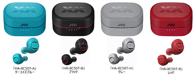 超人気新品 Victor JVC HA-XC10BT-B ワイヤレスイヤホン