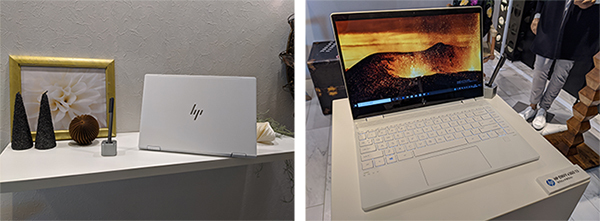 日本HP、世界最小2-in-1ノートPC 木製ボディや米粒サイズのカメラ採用