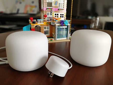 簡単につながる無線LANルータ「Google Nest Wifi」 2台セットだと