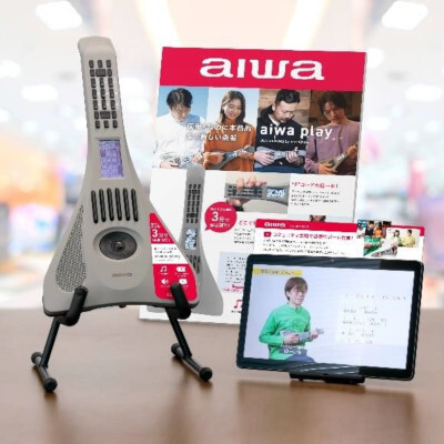 簡単に本格的な演奏が楽しめる全く新しい電子楽器、「aiwa play RX01