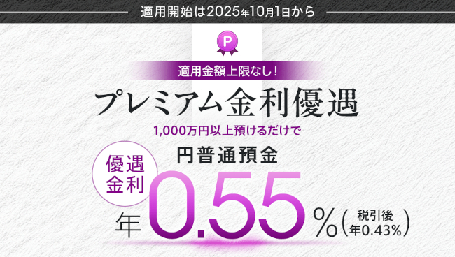 auじぶん銀行、ネット銀行最高水準の「プレミアム金利優遇」 10