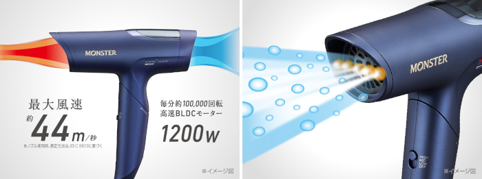 MONSTERブランドから高速「BLDCモーター」搭載のハイスピード