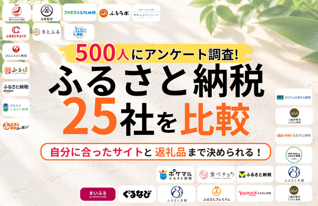 ふるさと納税おすすめタイトル画像