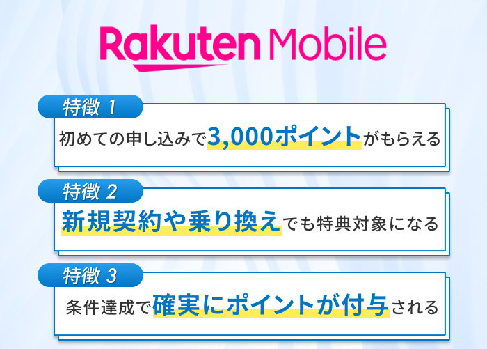 楽天モバイルの特徴