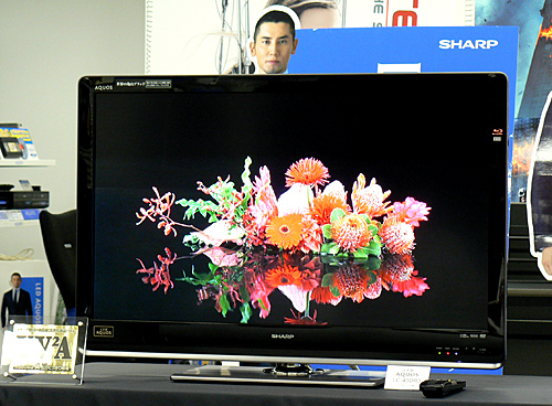 SHARP AQUOS Blu-ray&HDD内蔵　白いテレビ