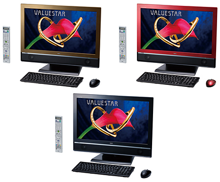 NEC、デスクトップPC「VALUESTAR」秋冬モデル、3D対応モデルを拡充 