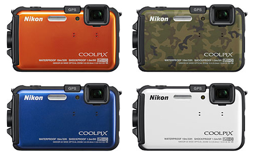 nikon COOLPIX AW100 防水カメラ アウトドアカメラ 耐衝撃-