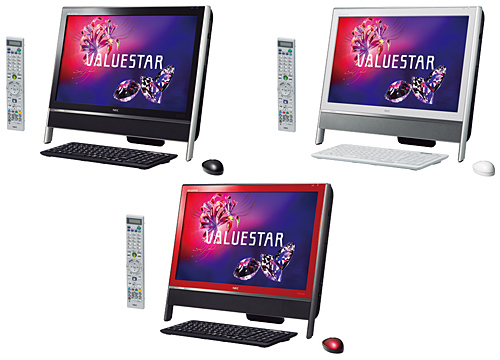 NEC、デザインを一新した液晶一体型PC「VALUESTAR N」シリーズなど