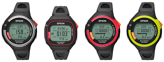 エプソン、GPS搭載のリスト型ランニング機器「WristableGPS」シリーズ