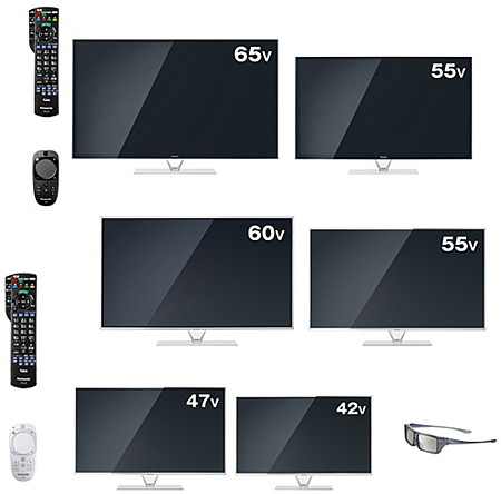プラズマテレビ「VT60シリーズ」（上）と液晶テレビ「FT60シリーズ」