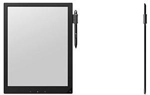 「デジタルペーパー」端末の試作機イメージ