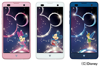 Disney Mobile on docomo F-07E