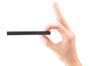 薄さは、わずか9mm